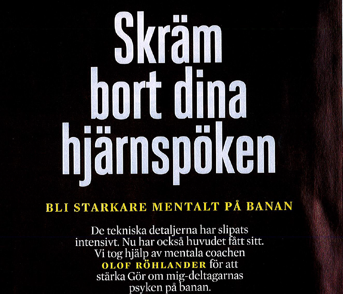 Skräm bort hjärnspökena i golf!